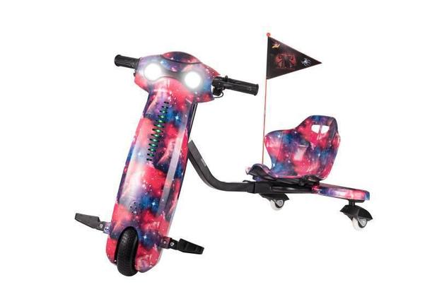 Triciclo Elétrico Speed Drift Galaxi - Powerider Menor preço em Triciclo Elétrico Speed Drift Galaxi - Powerider