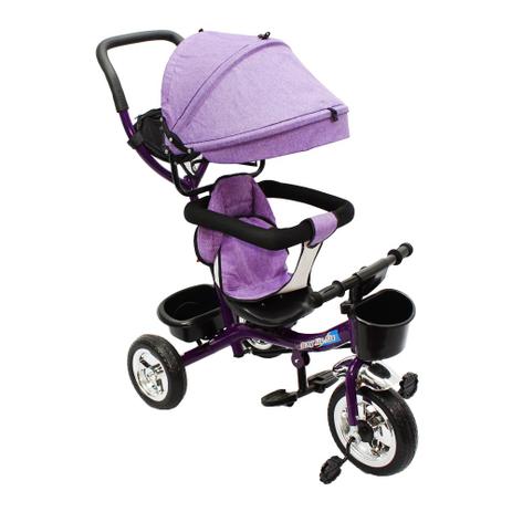 Triciclo ferro 3 em 1 vira bicicleta carrinho bebe teto roxo - mc4826rx unica - Mega compras Menor preço em Triciclo ferro 3 em 1 vira bicicleta carrinho bebe teto roxo - mc4826rx unica - Mega compras