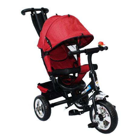 Triciclo ferro infantil pedal carrinho passeio bebe capota vermelho - mc4833vm unica - Mega compras Menor preço em Triciclo ferro infantil pedal carrinho passeio bebe capota vermelho - mc4833vm unica - Mega compras