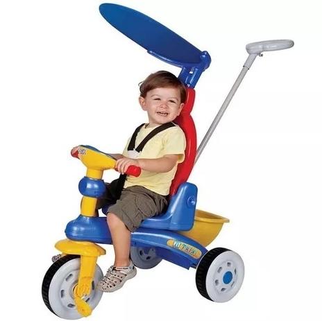 Triciclo fit trike azul magic toys Menor preço em Triciclo fit trike azul magic toys