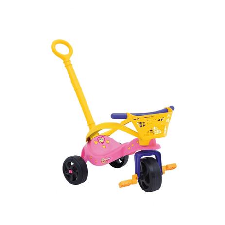 Triciclo Fofinha Com Empurrador Proteção E Cestinha 7497 Xalingo Menor preço em Triciclo Fofinha Com Empurrador Proteção E Cestinha 7497 Xalingo
