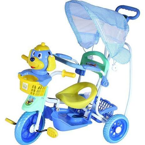 Triciclo Gangorra 3 Em 1 Com Capota Removível Cachorro Bel - Bel fix Menor preço em Triciclo Gangorra 3 Em 1 Com Capota Removível Cachorro Bel - Bel fix