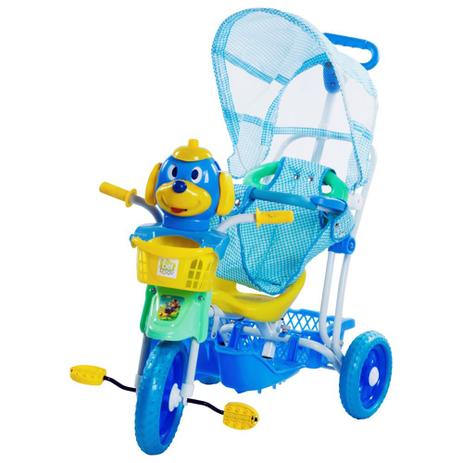 Triciclo Gangorra Infantil Bel Brink Cabeça De Cachorro Azul Menor preço em Triciclo Gangorra Infantil Bel Brink Cabeça De Cachorro Azul