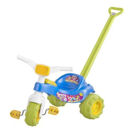 Triciclo Infantil Azul Tico Tico Baby Monsters Com Som Magic Toys Menor preço em Triciclo Infantil Azul Tico Tico Baby Monsters Com Som Magic Toys