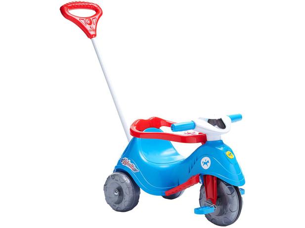 Triciclo Infantil Calesita com Empurrador - Lelicita Menor preço em Triciclo Infantil Calesita com Empurrador - Lelicita