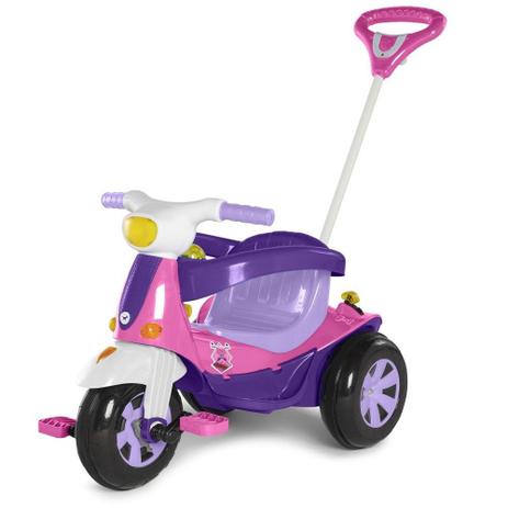 Mini Moto Elétrica Infantil Triciclo Criança Bateria 6V Importway BW002-P  Preto Polícia Bivolt - BEST SALE SHOP