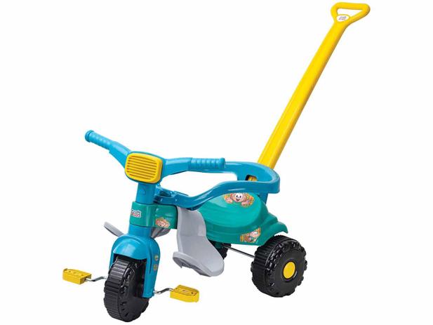 Menor preço em Triciclo Infantil Magic Toys Cebolinha  - Haste Removível