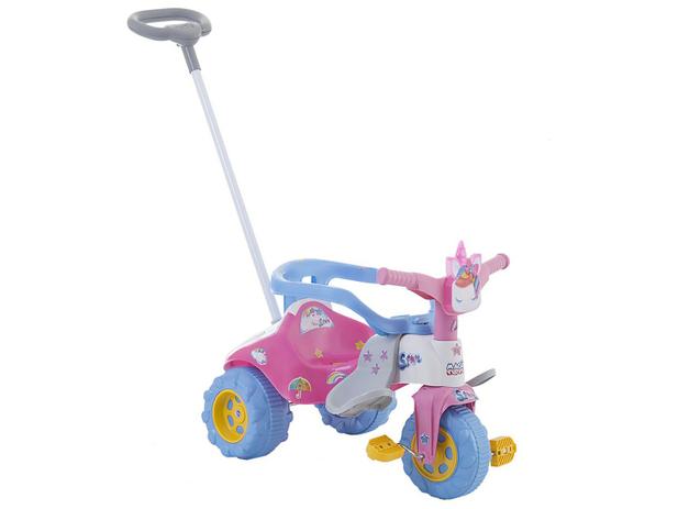 Triciclo Infantil Magic Toys com Empurrador - Unicórnios Tico-Tico Uni Star Haste Removível Menor preço em Triciclo Infantil Magic Toys com Empurrador - Unicórnios Tico-Tico Uni Star Haste Removível