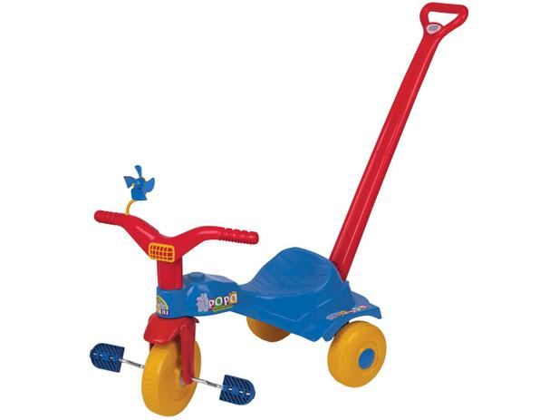 Triciclo Infantil Magic Toys Tico Tico Popó - Haste Removível Menor preço em Triciclo Infantil Magic Toys Tico Tico Popó - Haste Removível