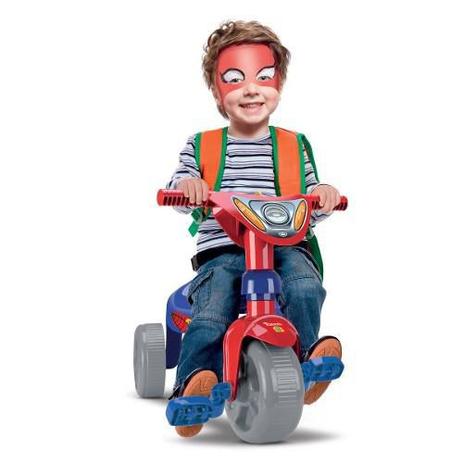 Triciclo Infantil Motóca Menino Velotrol Vermelho Dos Herois - Samba Toys Menor preço em Triciclo Infantil Motóca Menino Velotrol Vermelho Dos Herois - Samba Toys