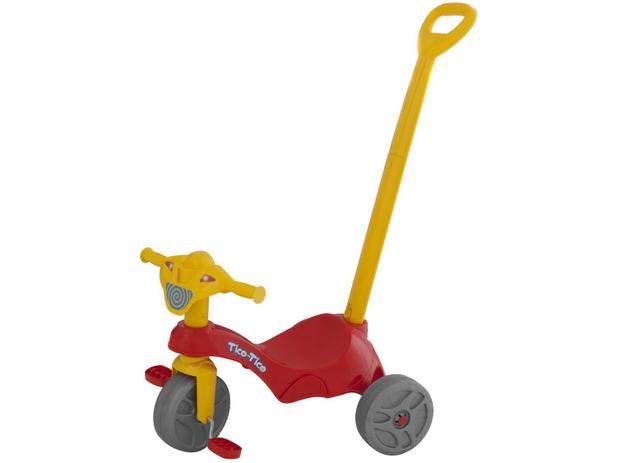 Triciclo Infantil Mototico com Empurrador - Bandeirante