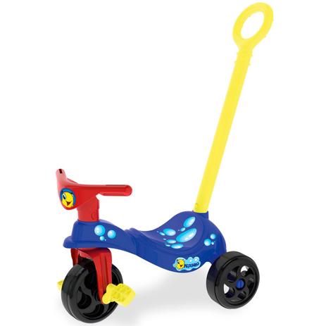 Menor preço em Triciclo Infantil Peixinho Com Pedal Empurrador 7495 Xalingo