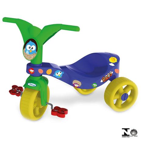 Triciclo Infantil Pop Birds Azul 0744.3 Xalingo é boa?