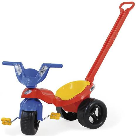 Triciclo Infantil Race Com Pedal E Empurrador 7354 Xalingo Menor preço em Triciclo Infantil Race Com Pedal E Empurrador 7354 Xalingo