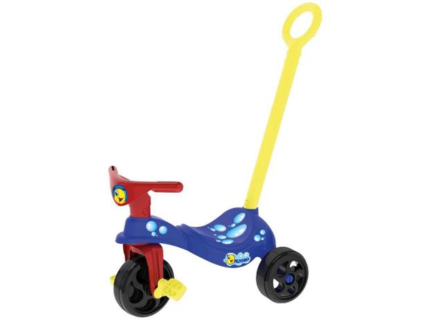 Triciclo Infantil Xalingo Peixinho - Haste Removível Menor preço em Triciclo Infantil Xalingo Peixinho - Haste Removível