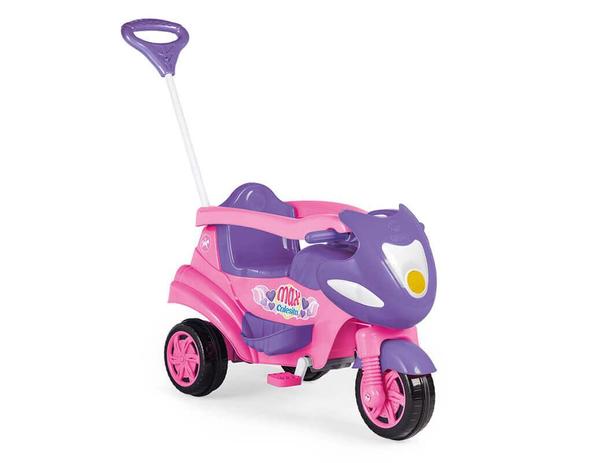 Triciclo Max Rosa Calesita Menor preço em Triciclo Max Rosa Calesita