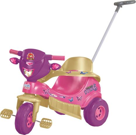Triciclo moto infantil tico tico velotoys princess - Magic toys Menor preço em Triciclo moto infantil tico tico velotoys princess - Magic toys