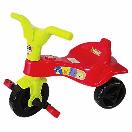Triciclo Motoca Velotrol Tico Tico Infantil Vermelho Omotcha Menor preço em Triciclo Motoca Velotrol Tico Tico Infantil Vermelho Omotcha