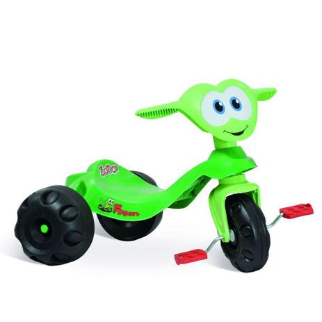 Triciclo Novo Zootico Froggy - Bandeirante Menor preço em Triciclo Novo Zootico Froggy - Bandeirante