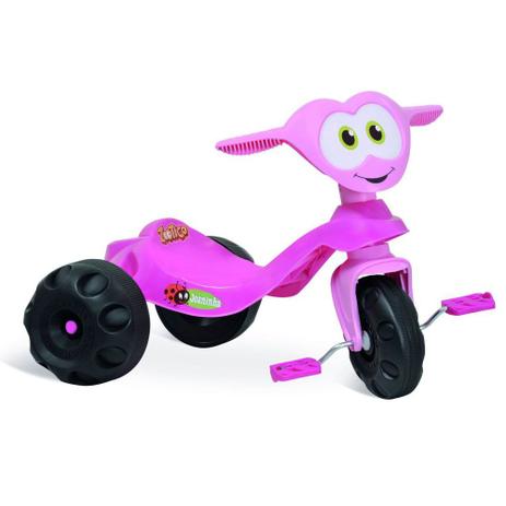 Triciclo Novo Zootico Joaninha - Bandeirante Menor preço em Triciclo Novo Zootico Joaninha - Bandeirante