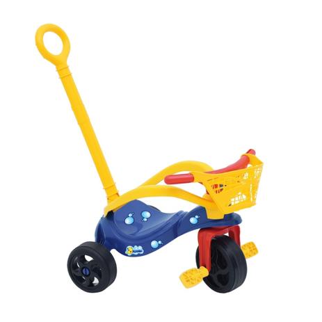 Triciclo Peixinho Com Empurrador Proteção E Cestinha 7498 Xalingo Menor preço em Triciclo Peixinho Com Empurrador Proteção E Cestinha 7498 Xalingo