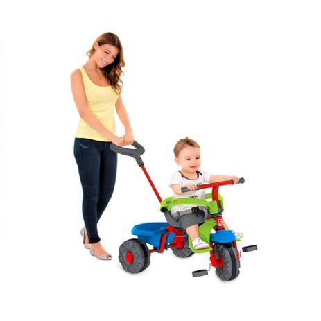 Triciclo Smart Plus Azul Bandeirante Menor preço em Triciclo Smart Plus Azul Bandeirante