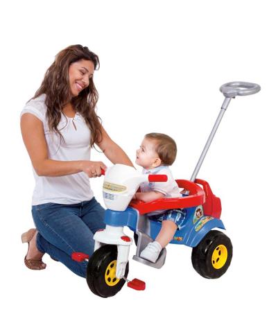 Triciclo Tico Tico Bichos Azul Com Som Magic Toys Menor preço em Triciclo Tico Tico Bichos Azul Com Som Magic Toys