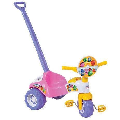 Triciclo Tico Tico Formas Com Som Rosa 2706 Magic Toys Menor preço em Triciclo Tico Tico Formas Com Som Rosa 2706 Magic Toys