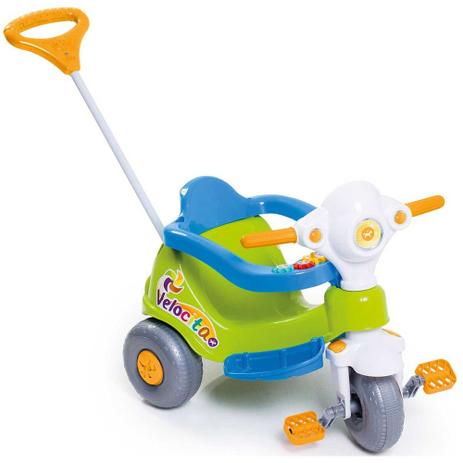 Triciclo Velocita Verde e Azul Motoca Infantil Tico Velotrol - Calesita é boa?