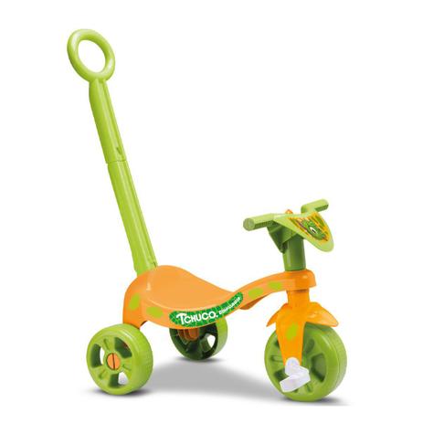 Triciclo Velotrol Dinossauro Motoca Velocípede Tchuco Haste - Samba Toys Menor preço em Triciclo Velotrol Dinossauro Motoca Velocípede Tchuco Haste - Samba Toys