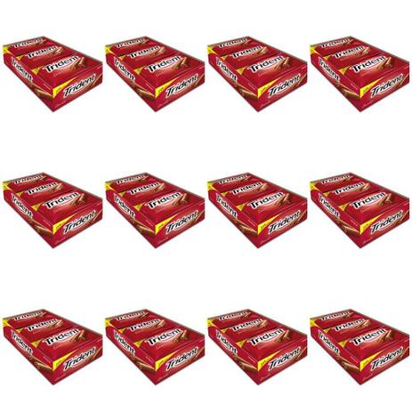 Trident Canela Chiclete Caixa C/21 (Kit C/12) Menor preço em Trident Canela Chiclete Caixa C/21 (Kit C/12)