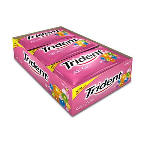Trident Chiclete Tutti Frutti C/21 Menor preço em Trident Chiclete Tutti Frutti C/21