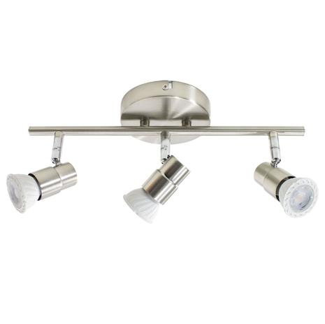 Trilho 36cm com 3 Spot Direcionável para Lâmpada Gu10 Dicróica St597 - Starlumen Menor preço em Trilho 36cm com 3 Spot Direcionável para Lâmpada Gu10 Dicróica St597 - Starlumen