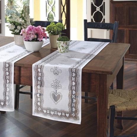 Trilho de Crochê Lace Lepper 35cmx170cm Branco Menor preço em Trilho de Crochê Lace Lepper 35cmx170cm Branco