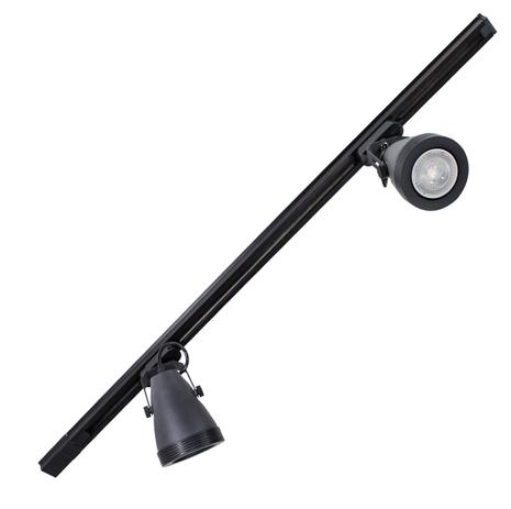 Trilho Eletrificado 1m + 2 Spot + 2 Lampada Par20 8w Preto Branco Quente St335 - Starlumen é ruim? Trilho Eletrificado 1m + 2 Spot + 2 Lampada Par20 8w Preto Branco Quente St335 - Starlumen é boa?