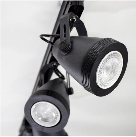 Trilho Eletrificado 1m + 3 Spot + 3 Lampada Par20 8w Preto Branco Frio St335 - Starlumen é boa?