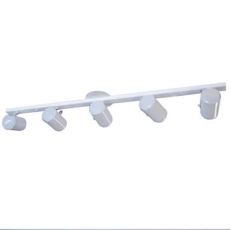 Trilho p/ Lâmpada PAR 20 com 5 SPOTS BRANCO st959 - Starlumen Menor preço em Trilho p/ Lâmpada PAR 20 com 5 SPOTS BRANCO st959 - Starlumen