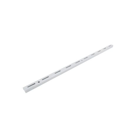 Trilho para Prateleira Versátil em Aço Branco 200cm - Fico Ferragens Menor preço em Trilho para Prateleira Versátil em Aço Branco 200cm - Fico Ferragens