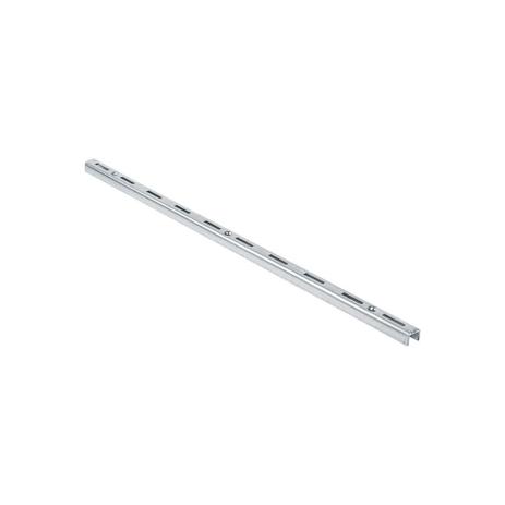Trilho para Prateleira Versátil em Aço Zincado 150cm - Fico Ferragens Menor preço em Trilho para Prateleira Versátil em Aço Zincado 150cm - Fico Ferragens