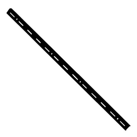 Trilho Simples em Aço Preto - MULTIVISÃO Menor preço em Trilho Simples em Aço Preto - MULTIVISÃO
