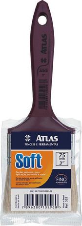 Trincha Pincel Pintura Parede Alvenaria 3 polegada 355 Atlas Menor preço em Trincha Pincel Pintura Parede Alvenaria 3 polegada 355 Atlas