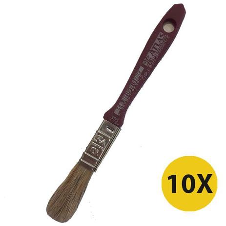 Trincha Pincel Verniz E Stain Atlas 1/2 Polegada 355 10 Unidades Menor preço em Trincha Pincel Verniz E Stain Atlas 1/2 Polegada 355 10 Unidades