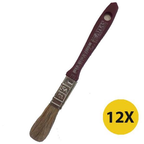 Trincha Pincel Verniz E Stain Atlas 1/2 Polegada 355 12 Unidades Menor preço em Trincha Pincel Verniz E Stain Atlas 1/2 Polegada 355 12 Unidades
