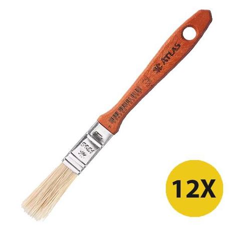 Trincha Pincel Verniz E Stain Atlas 1/2 Polegada 396 12 Unidades Menor preço em Trincha Pincel Verniz E Stain Atlas 1/2 Polegada 396 12 Unidades