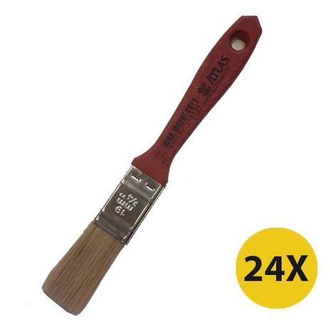 Trincha Pincel Verniz E Stain Atlas 3/4 Polegada 396 24 Unidades Menor preço em Trincha Pincel Verniz E Stain Atlas 3/4 Polegada 396 24 Unidades