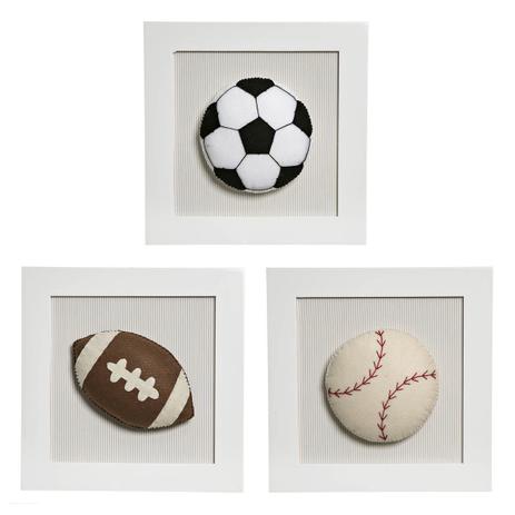 Trio De Quadros Bolas Quarto Bebê Infantil Menino - Potinho de mel Menor preço em Trio De Quadros Bolas Quarto Bebê Infantil Menino - Potinho de mel