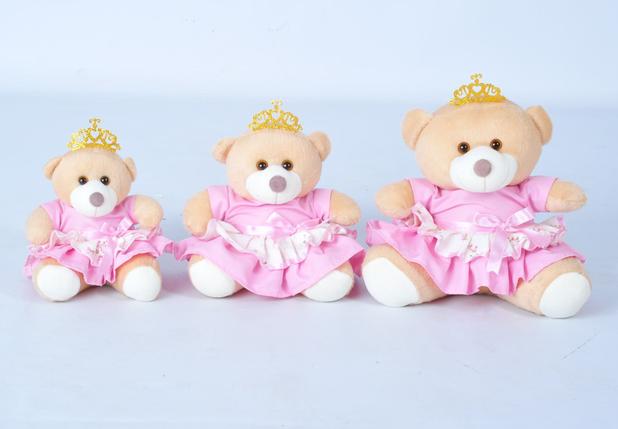 Trio de ursinhas princesas decorativas para nichos 03 peças - Sônia enxovais é boa?