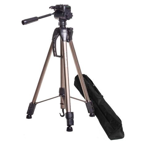 Tripé Câmera DSLR Vídeo - Weifeng WT 3750 - 1,60m Menor preço em Tripé Câmera DSLR Vídeo - Weifeng WT 3750 - 1,60m