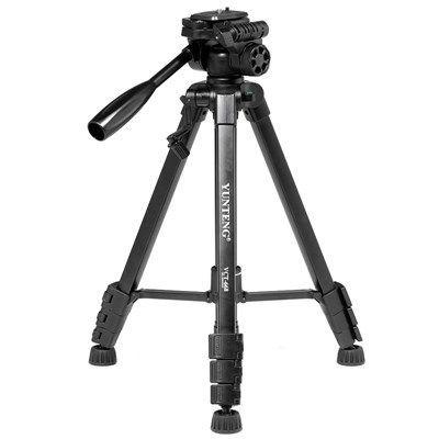 Tripé com Cabeça Fluida Câmera DSLR e Vídeo - Yunteng VCT-668RM - 1,50m Menor preço em Tripé com Cabeça Fluida Câmera DSLR e Vídeo - Yunteng VCT-668RM - 1,50m