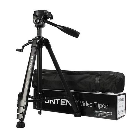 Tripé Profissional p/ Câmera Yunteng Cabeça Fluida - VCT-690 - Yuteng Menor preço em Tripé Profissional p/ Câmera Yunteng Cabeça Fluida - VCT-690 - Yuteng